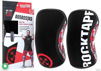 Лот: 13126405. Фото: 1. Наколенники Rocktape 2018-19 Assassins... Другое (тяжелая атлетика)