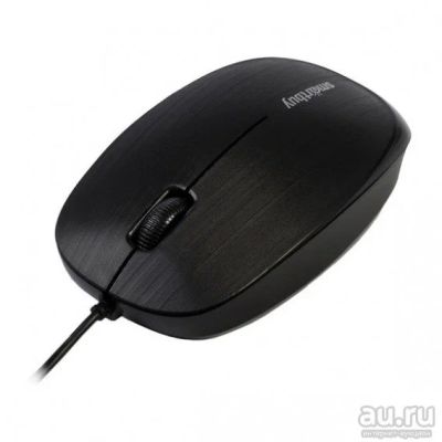 Лот: 14291904. Фото: 1. Мышь SmartBuy SBM-214-K USB, черная. Клавиатуры и мыши