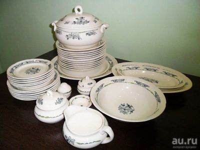 Лот: 9127437. Фото: 1. Сервиз столовый (ЗиК) "Ежевика... Сервизы, наборы посуды