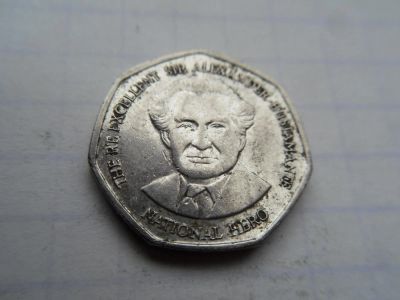 Лот: 10174090. Фото: 1. Ямайка 1 доллар 1995. Америка