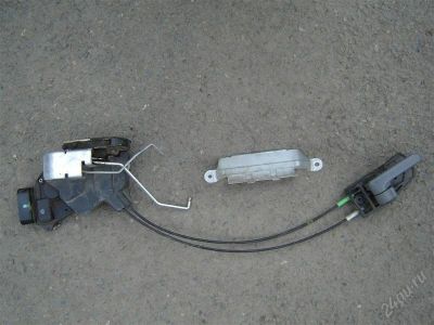 Лот: 2833908. Фото: 1. Замок водительской двери+тросик... Кузов