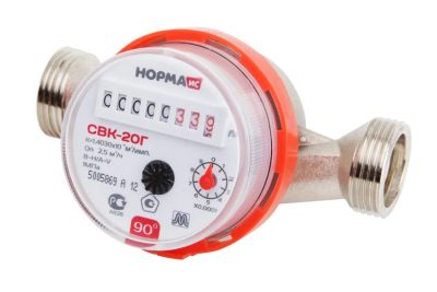 Лот: 5207187. Фото: 1. Счетчик воды Норма Ис ДУ-20. Водосчётчики, манометры