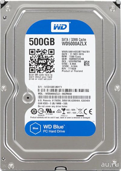 Лот: 12202811. Фото: 1. Western Digital WD Blue Desktop... Жёсткие диски (HDD)
