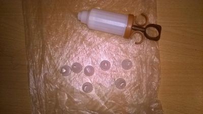 Лот: 9551262. Фото: 1. Кондитерский шприц с насадками. Кухонные аксессуары