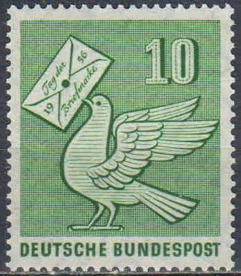 Лот: 23337476. Фото: 1. 1956. Германия. День марок... Марки