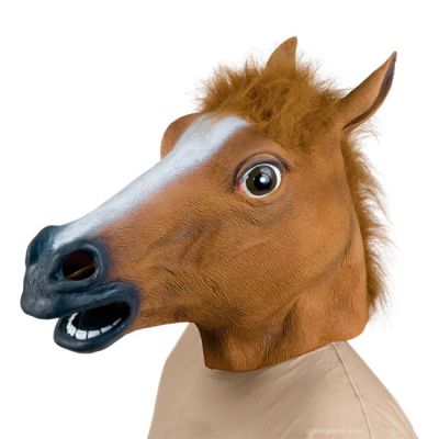 Лот: 2971604. Фото: 1. Маска коня (лошади), creepy horse. Карнавальные маски, шляпы, аксессуары