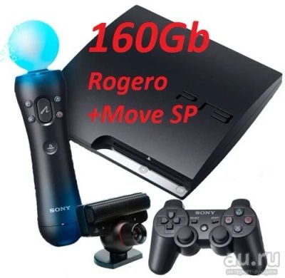 Лот: 795768. Фото: 1. Playstation 3 (PS3) slim\120Гб... Игровые приставки, консоли