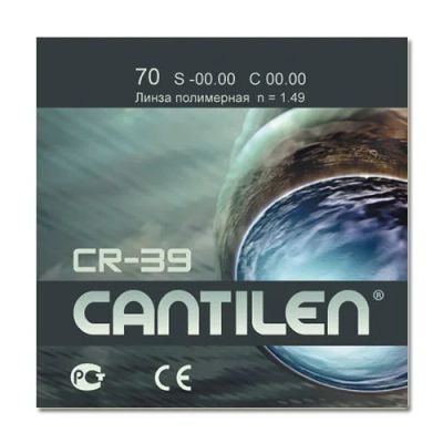 Лот: 10314416. Фото: 1. Линза очковая Cantilen CR-39... Очки