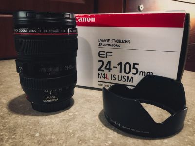Лот: 11692860. Фото: 1. Canon EF 24-105mm f/4L IS USM... Объективы