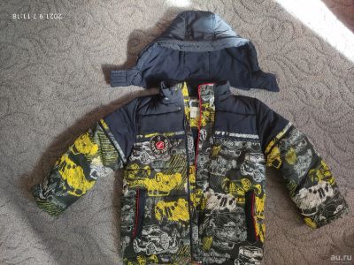 Лот: 18063911. Фото: 1. Куртка зимняя детская, рост 122. Верхняя одежда