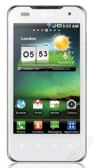 Лот: 1972278. Фото: 1. LG P990 Optimus 2X. Смартфоны