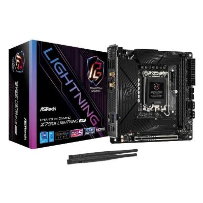 Лот: 25306424. Фото: 1. Материнская плата ASROCK Z790I... Материнские платы