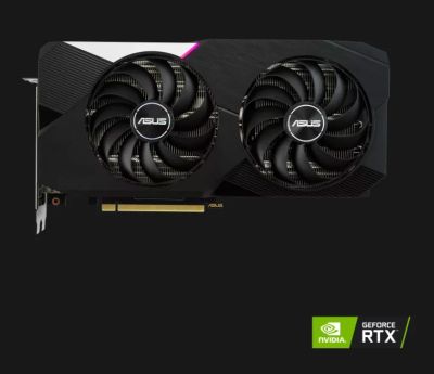 Лот: 18435106. Фото: 1. ASUS Dual GeForce RTX 3060 (45... Видеокарты
