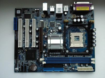 Лот: 4688308. Фото: 1. Материнская плата ASRock P4i65GV... Материнские платы