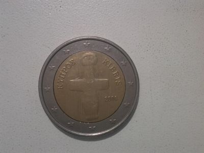 Лот: 5876049. Фото: 1. 2 евро Кипр 2008г. ОБМЕН. Европа
