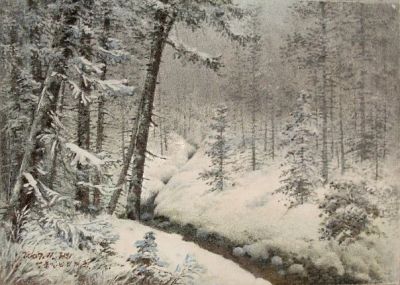 Лот: 7036183. Фото: 1. Картины из каменной крошки. Ручей. Произведения