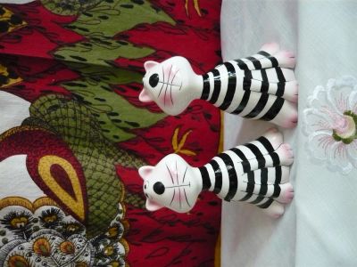 Лот: 3683774. Фото: 1. Набор для специй,-фигурки -Коты-... Другое (посуда, кухонная утварь)