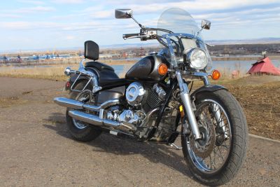 Лот: 11647945. Фото: 1. Мотоцикл Yamaha XVS 650 Drag star... Мотоциклы