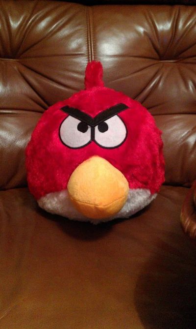 Лот: 3337604. Фото: 1. Angry birds (злая птица) - Плюшевая... Мягкие