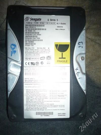 Лот: 1704189. Фото: 1. HDD Seagate 10 Gb. Жёсткие диски (HDD)