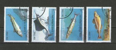 Лот: 9615503. Фото: 1. Марки. Рыбы №2. Марки