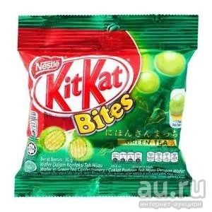 Лот: 13127045. Фото: 1. Конфеты Nestle KitKat Bites Green... Шоколад, конфеты