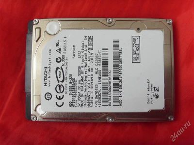 Лот: 1049953. Фото: 1. hitachi 320GB 5400об. Жёсткие диски (HDD)