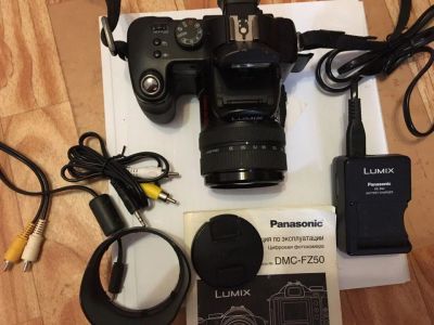 Лот: 10420235. Фото: 1. Фотокамера Panasonic Lumix DMC-FZ50. Цифровые компактные