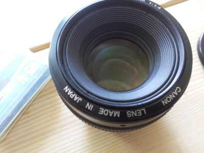Лот: 7575352. Фото: 1. Canon EF 50mm f/1.4 USM возможен... Объективы