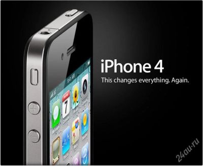 Лот: 1803672. Фото: 1. iPhone 4G 16GB black. Смартфоны