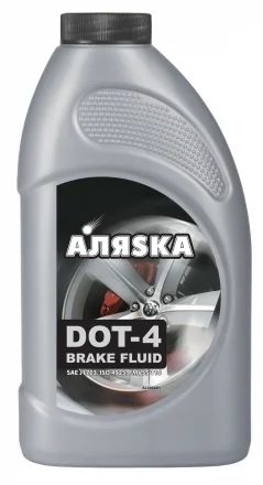 Лот: 11334518. Фото: 1. Тормозная жидкость DOT-4 Аляска... Масла, жидкости