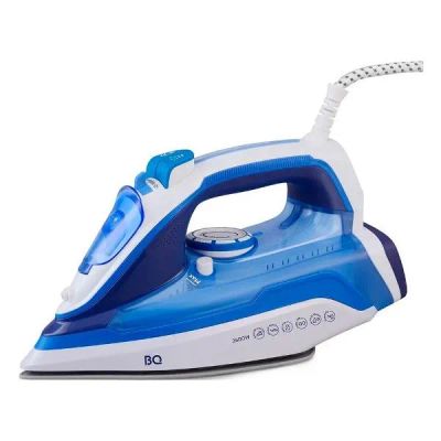 Лот: 24810639. Фото: 1. Утюг BQ SI1002 White/Blue. Утюги, парогенераторы, отпариватели