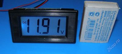 Лот: 2103473. Фото: 1. Вольтметр LCD, голубая подсветка... Контрольно-измерительное оборудование