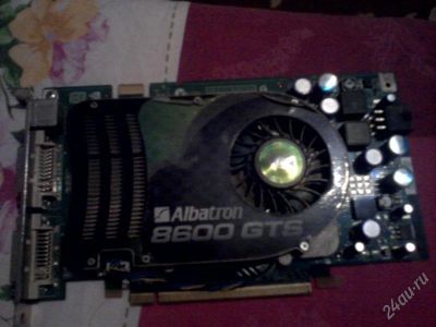Лот: 1911096. Фото: 1. GeForce 8600 GTS albatron. Видеокарты