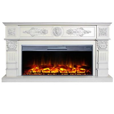 Лот: 25637509. Фото: 1. Электрокамин Inter Flame Леонардо... Камины, печи-камины