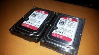 Лот: 7090556. Фото: 1. Два одинаковых жестких диска Western... Жёсткие диски (HDD)