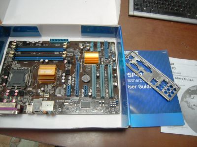 Лот: 14616382. Фото: 1. Материнская плата ASUS P5P41D... Материнские платы