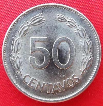 Лот: 4713629. Фото: 1. (№3575/LF) 50 сентаво 1977 (Эквадор... Америка