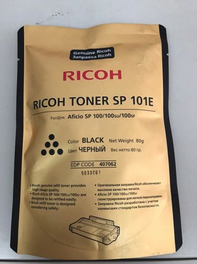 Лот: 9087563. Фото: 1. Тонер Richo SP 101E. Картриджи, расходные материалы