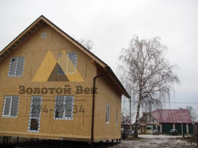 Лот: 15217186. Фото: 1. Каркасный дом 8х8 полтора этажа... Срубы, бани, дома