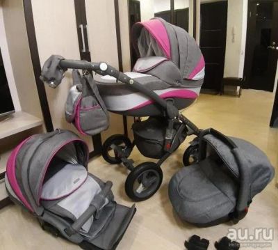 Лот: 15322163. Фото: 1. Коляска 3 в 1 Adamex barletta... Коляски