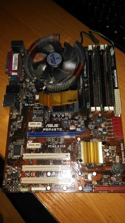 Лот: 12192145. Фото: 1. Материнская плата ASUS P5P43TD... Материнские платы
