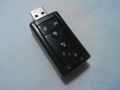 Лот: 8548332. Фото: 1. Внешняя звуковая карта usb 7.1... Звуковые карты