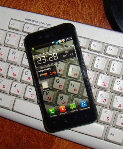 Лот: 4073172. Фото: 1. смартфон - LG p970 Optimus Black... Смартфоны