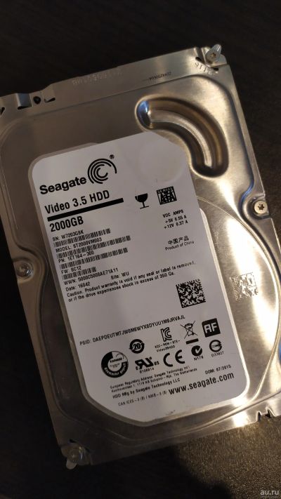 Лот: 15717289. Фото: 1. Seagate ST2000VM003 2000 Гб\2Tb... Жёсткие диски (HDD)