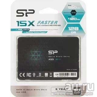 Лот: 15323491. Фото: 1. SSD silcon power ace a55 128 gb. SSD-накопители