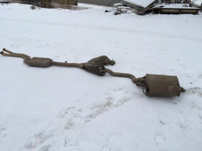Лот: 4864680. Фото: 1. глушитель BMW e39 от M52TU. Выхлопная система
