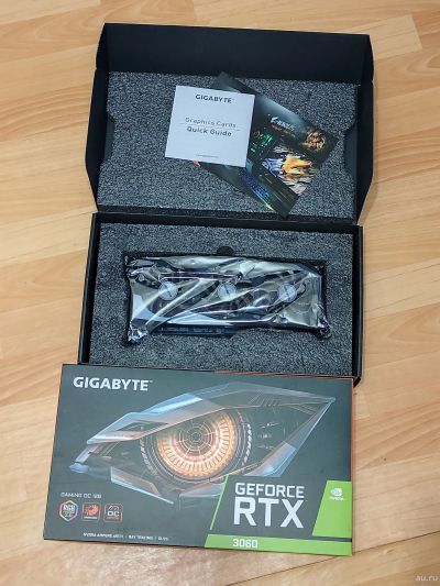 Лот: 18097022. Фото: 1. Видеокарта Gigabyte RTX3060 (как... Видеокарты
