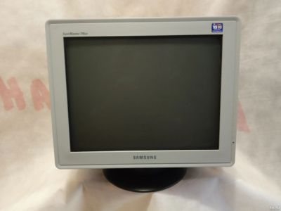 Лот: 13691801. Фото: 1. ЭЛТ Монитор Samsung 795DF б/у... ЭЛТ-мониторы