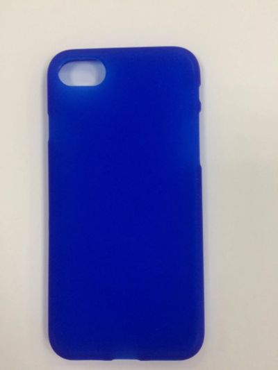 Лот: 10978621. Фото: 1. Чехол iPhone 7/ 8 Силикон Синий... Чехлы, бамперы